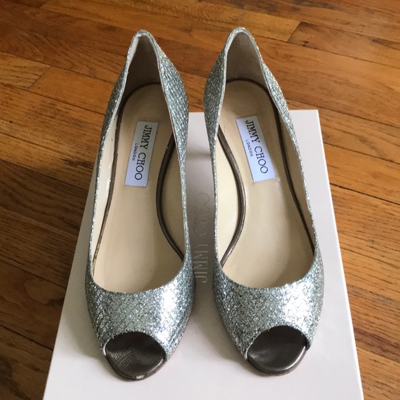 Jimmy Choo Isabel Peep Toe - Picture 6 of 8